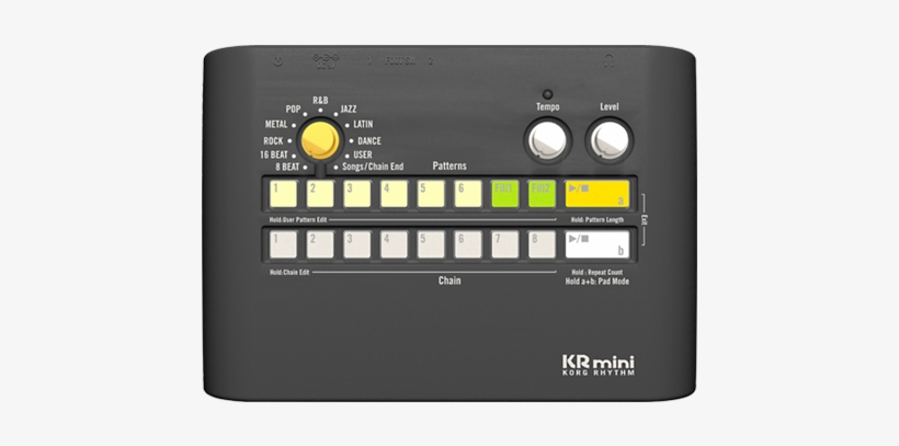 Korg Kr Mini Compact Drum Machine With Built In Speaker, transparent png download