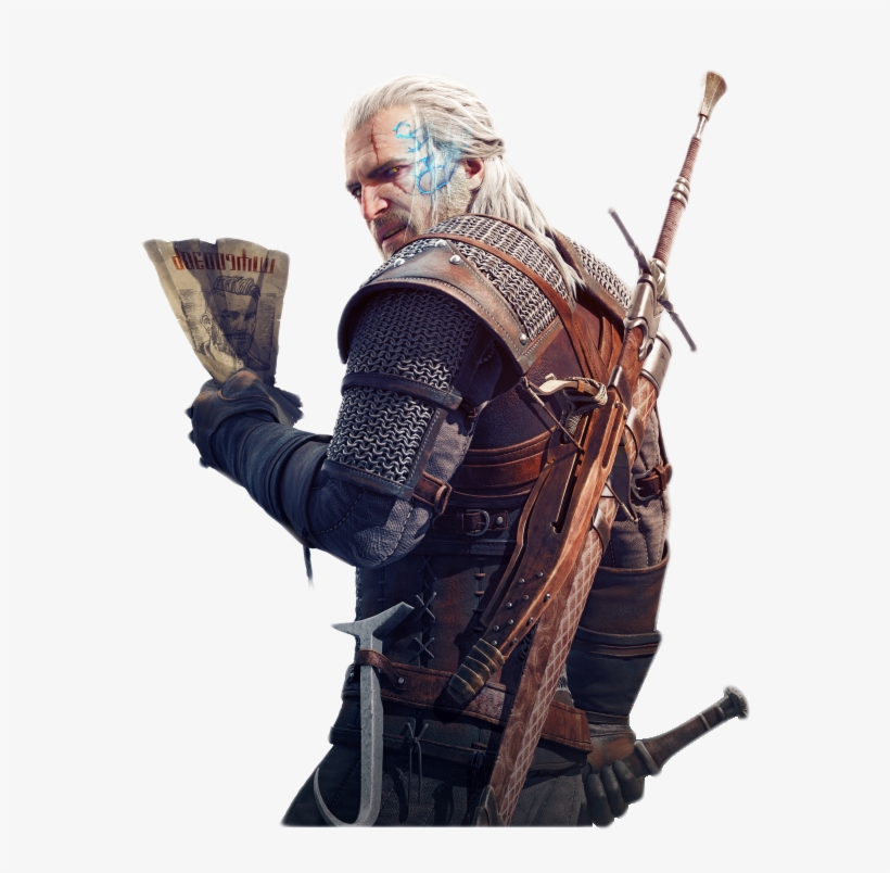 Witcher Geralt Of Rivia Png Image - Geralt Of Rivia Hearts Of Stone, transparent png download