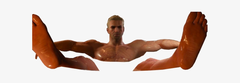8 Jan - Pc Gamer Geralt Bathtub, transparent png download