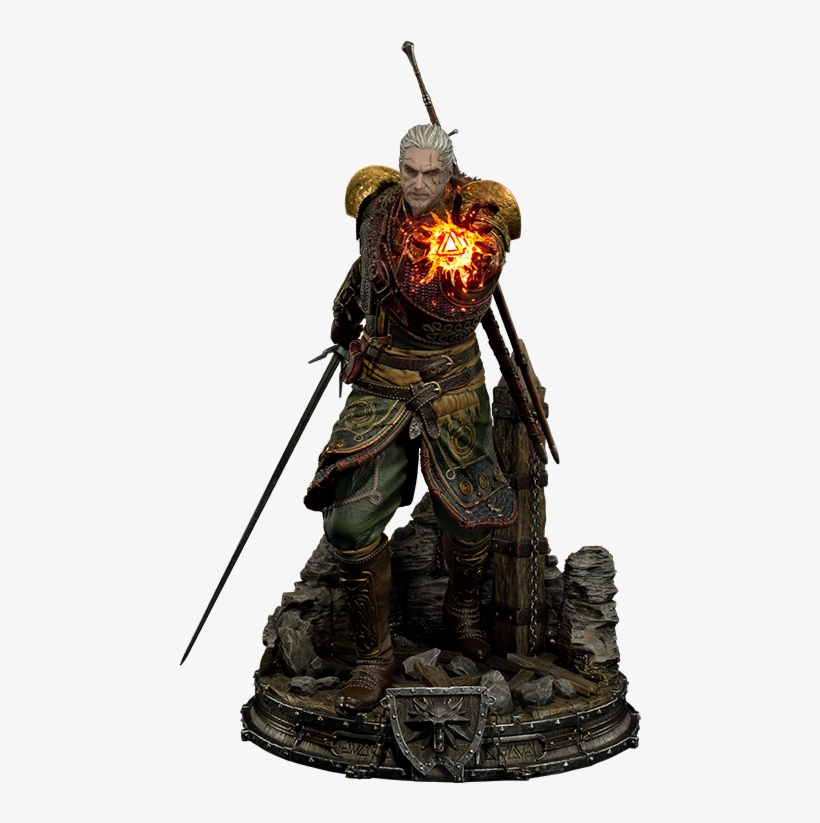 Geralt Of Rivia Skellige Undvik Armor Statue - Geralt Statue, transparent png download