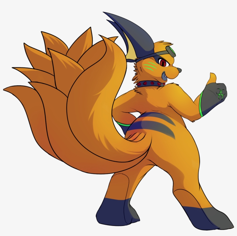 Sparky Kurama Fox - Cartoon, transparent png download