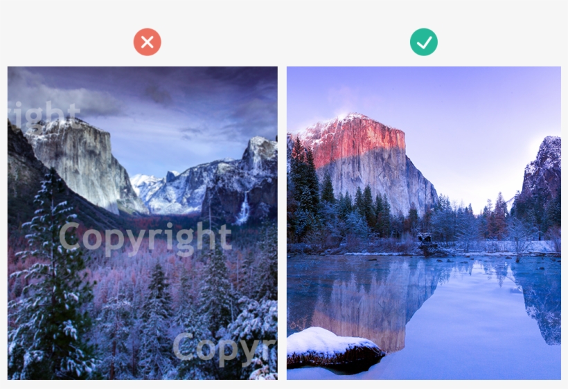 How To Add Text To Images Quick Tips For Creating Social - Yosemite Im Winter Karte, transparent png download