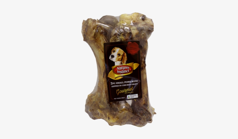 Small Pork Bone Dipped Chicken Gravy 2pc - Companion Dog, transparent png download