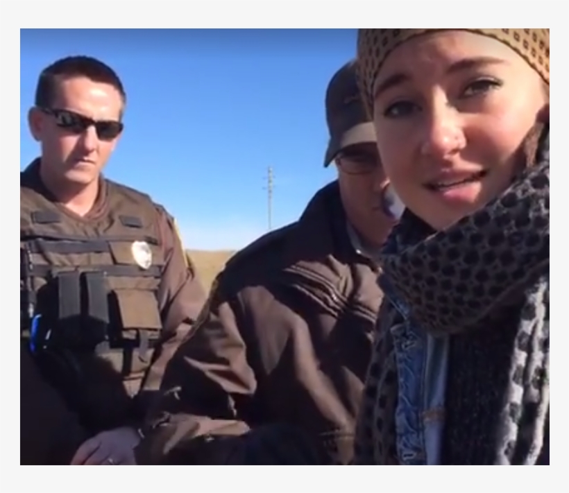 A Prisão De Shailene Woodley Foi Transmitida Ao Vivo - Shailene Woodley Et Indiens, transparent png download