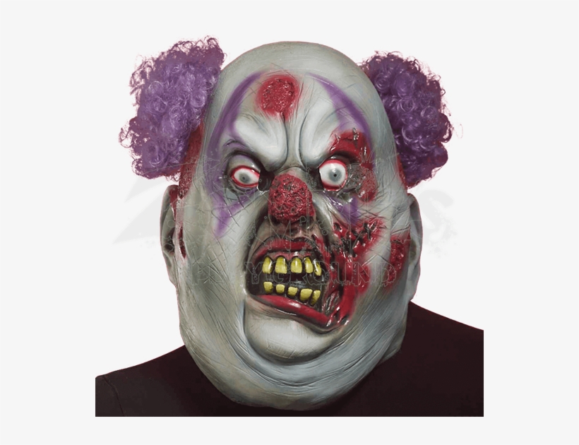Zombie Clown Mask - Zombie Clown, transparent png download