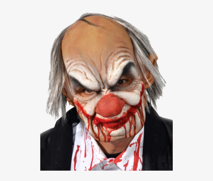 Smiley Clown Realistic Mask - Uk Halloween Mask Latex, transparent png download