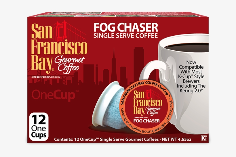 Fog Chaser Coffee, 12 Ct - San Francisco Bay Gourmet Coffee Breakfast Blend, transparent png download