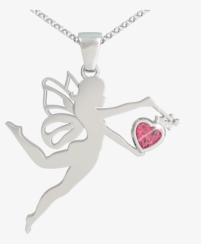 Fairy Dust - Birthstone Pendant - Wine, transparent png download