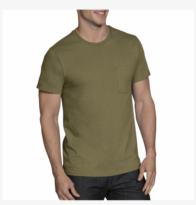 Men's 4 Pack Assorted Pocket T-shirt Extended Sizes - T-shirt, transparent png download