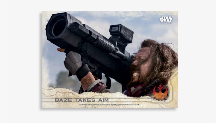 Baze Takes Aim 2016 Star Wars - Firearm, transparent png download
