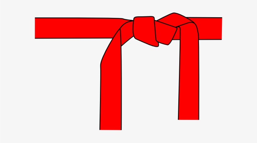 Superman Clipart Belt - Red Karate Belt Png, transparent png download