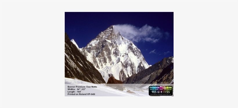 Premium Vinyl Banner - K2, transparent png download