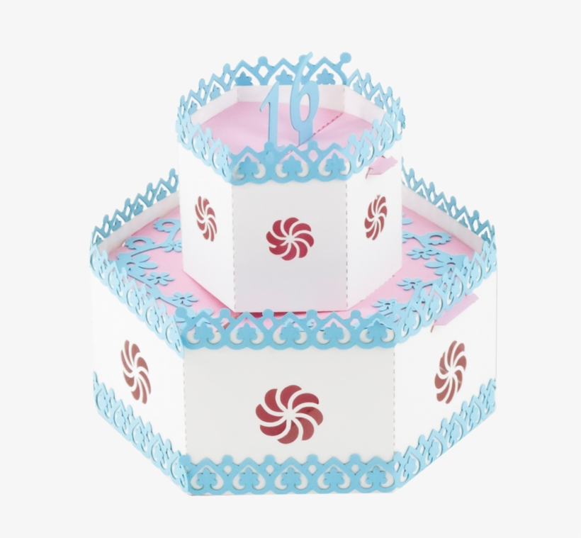Birthday Cake With Custom Candles - Birthday Cake With Custom Candles Popup Card, transparent png download