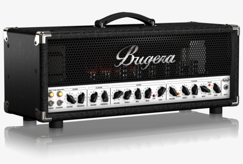 Bugera 6262 120w 2-channel Tube Guitar Amp Head - Bugera 6262 Infinium 120 Watt Ultimate Rock Tone Amplifier, transparent png download