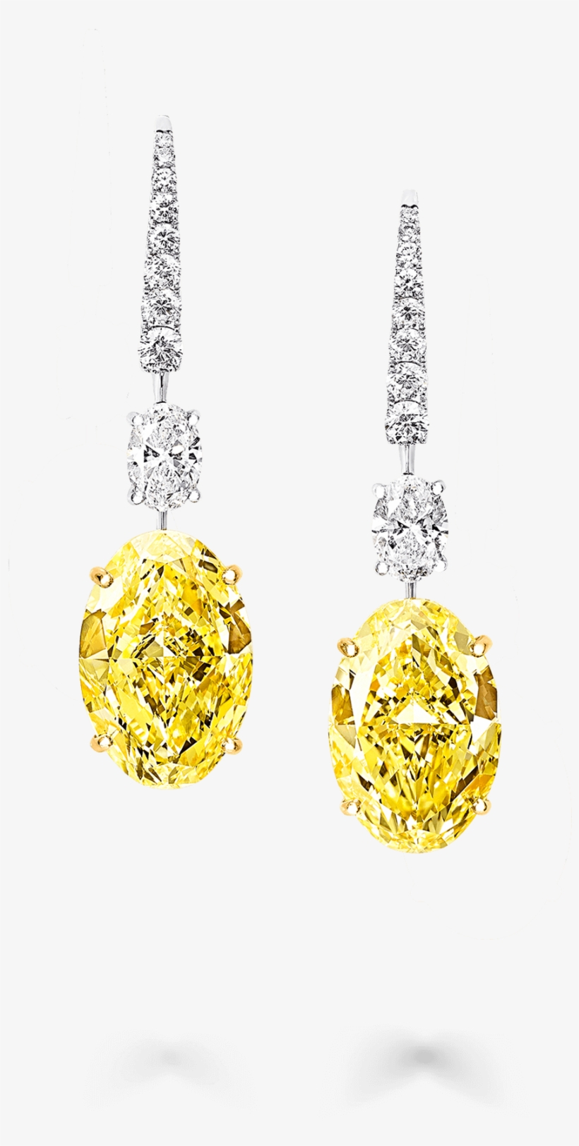 A Pair Of Graff High Jewellery Fancy Intense Yellow - Graff Diamonds, transparent png download
