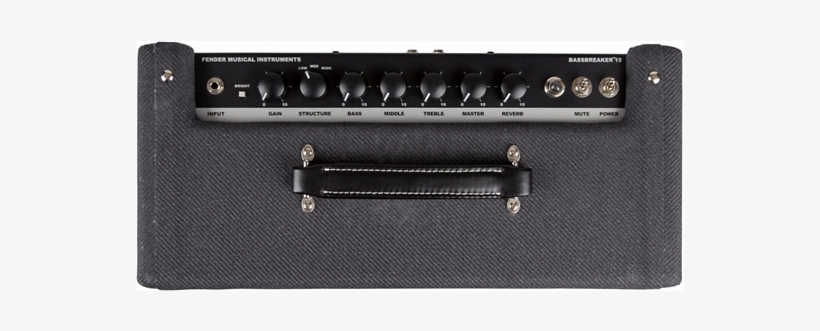 Fender Bassbreaker 15w Tube Guitar Amp Head - Fender Bassbreaker 15 Tube Guitar Combo Amplifier, transparent png download