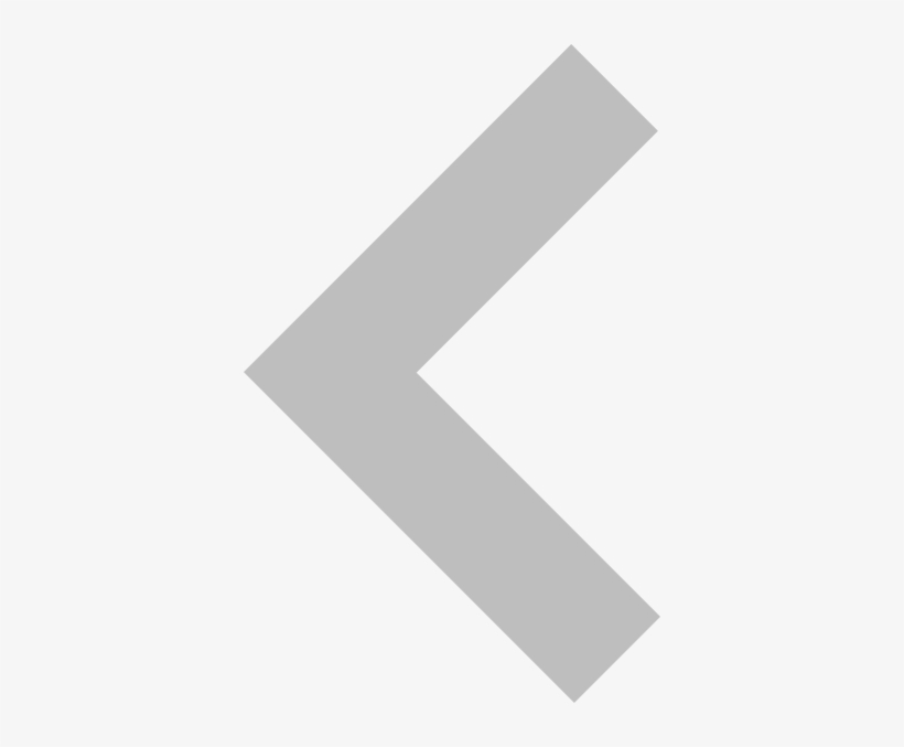 About Us - Left Arrow Gray, transparent png download