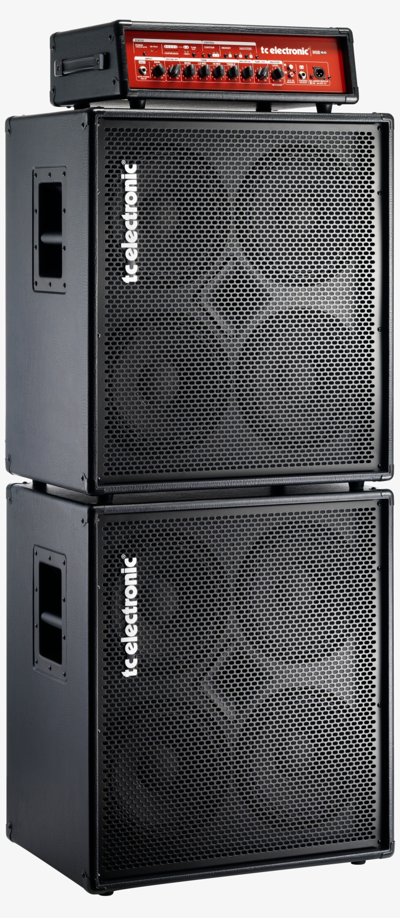 Bc410 Cabinets Not Included Bh500 Amplifier Stacked, transparent png download
