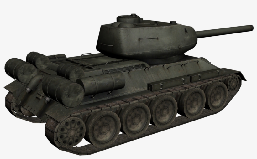 Began Converting Soviet Tank T 34 85 Of Early Releases - Artillery, transparent png download