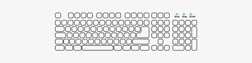 This Image Rendered As Png In Other Widths - Computer Keyboard, transparent png download