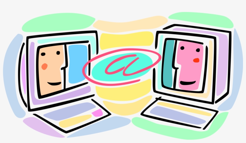 Vector Illustration Of Internet Electronic Mail Email, transparent png download