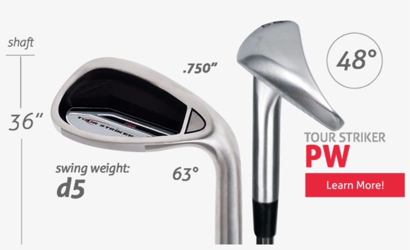 Tour Striker Pitching Wedge - Golf, transparent png download