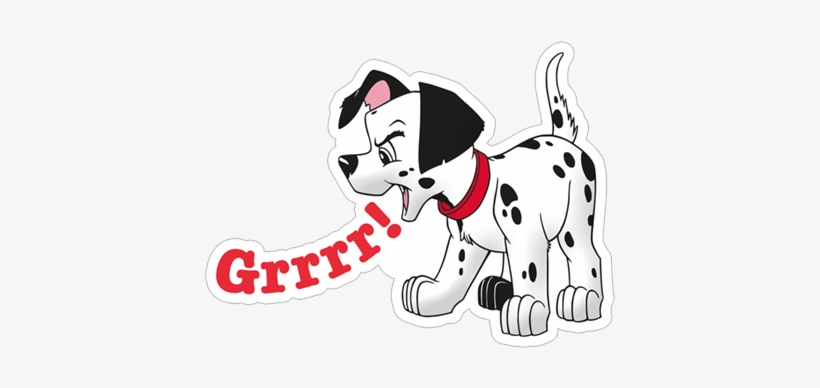 Viber Sticker «101 Dalmatians» - Dalmatian Dog, transparent png download