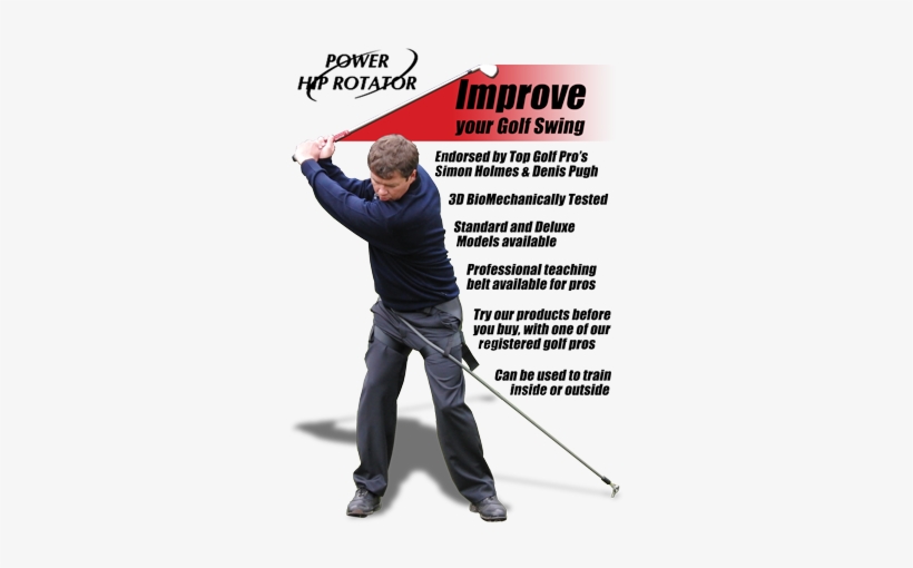 Improve Your Golf Swing With The Power Hip Rotator - Pitch And Putt, transparent png download