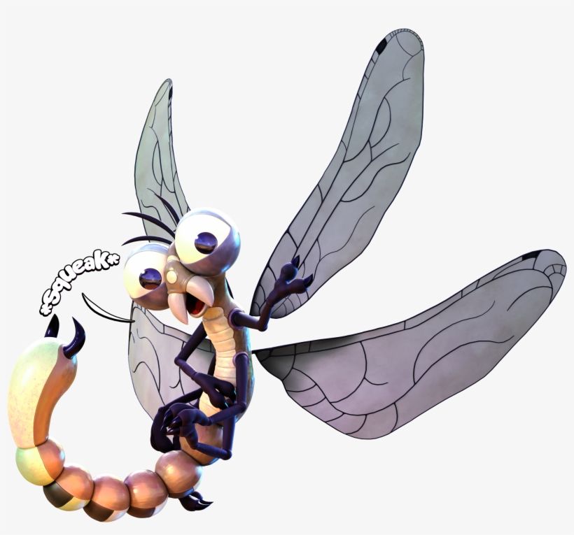 Danjim The Dragonfly In 3d [bought] - Digimon Dragonfly, transparent png download