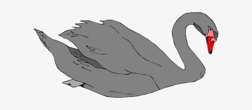 Black Swan Svg Clip Arts 600 X 278 Px, transparent png download