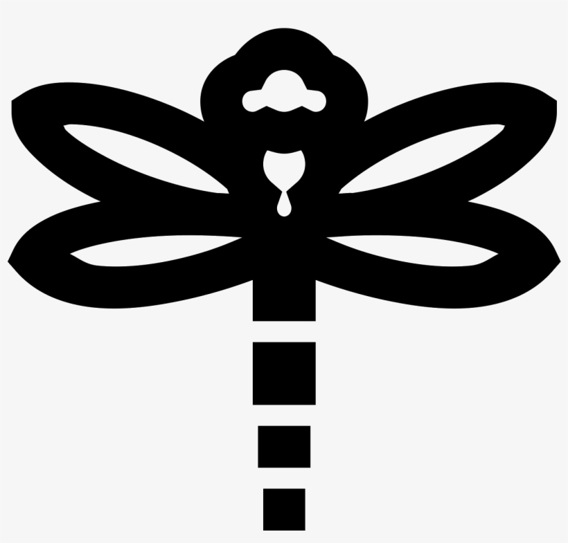 This Is An Icon Depicting A Dragonfly With The Image - A Dragonfly?, transparent png download