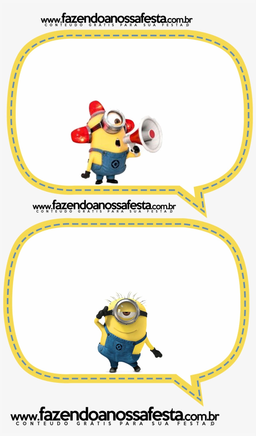P5 - Plaquinhas De Aniversario Dos Minions, transparent png download