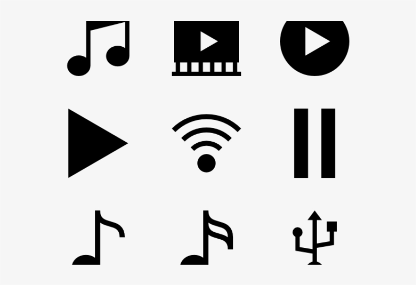Music Note Vector - Icon, transparent png download
