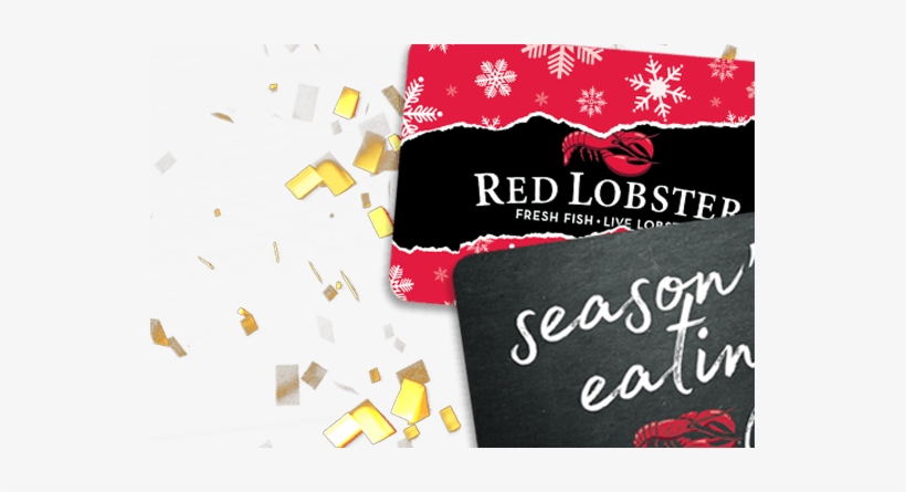 Holiday Cards Right - Red Lobster Gift Card (email Delivery), transparent png download
