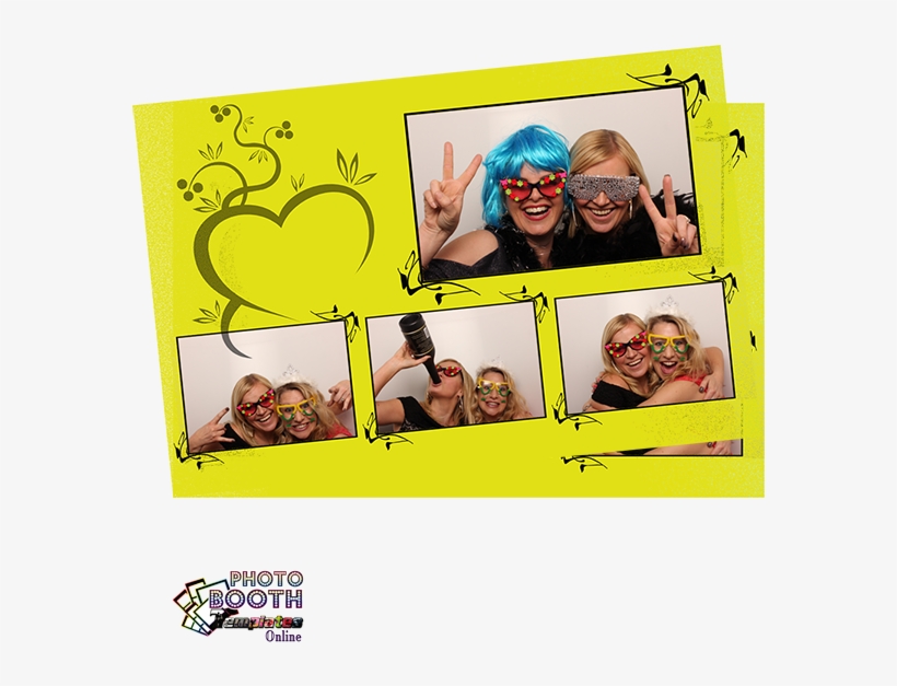 Yellow / Lemon Heart Wedding Hearts - Carolgreydecals Personalized Heart Family Wall Decal, transparent png download