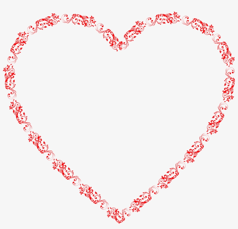 Flourish Heart Png Stock - Portable Network Graphics, transparent png download