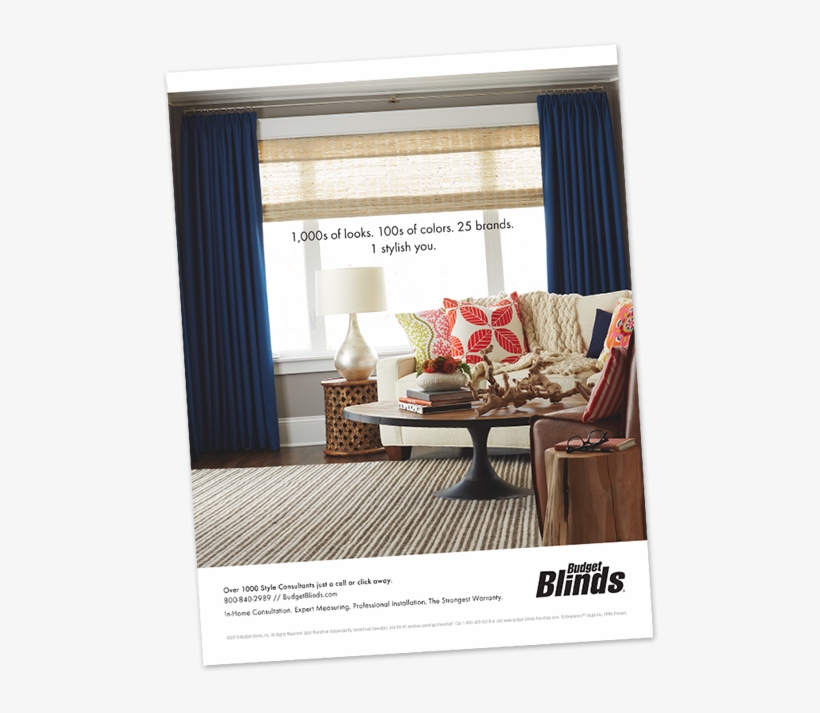 Budget Blinds Magazine Ad - Budget Blinds Ad, transparent png download
