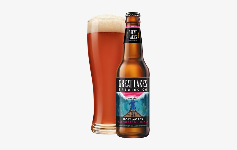 Holy Moses Raspberry White Ale® - Great Lakes Holy Moses Raspberry, transparent png download