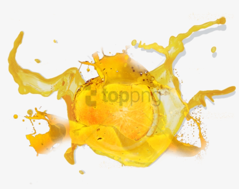 Fruits Splash - Fruit Splash Yellow Png, transparent png download