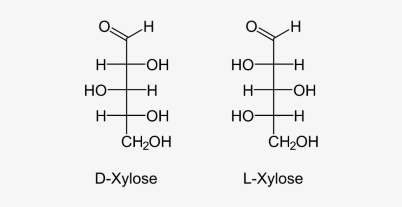Xylose Structure - Tagatose Structure, transparent png download