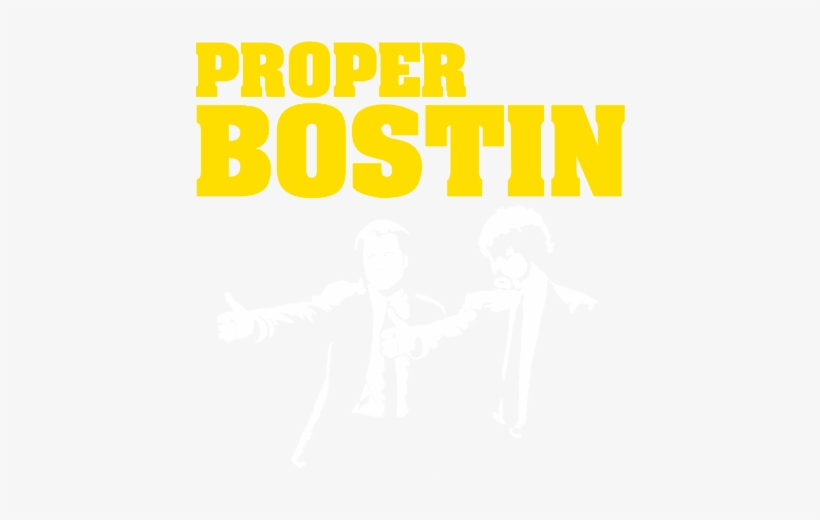 Proper Bostin - Pulp Fiction - Pulp Fiction Black And White, transparent png download