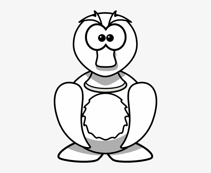 How To Set Use Duck Outline Svg Vector, transparent png download