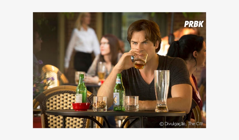 The Vampire Diaries&quot - Vampire Diaries Season 7 Damon, transparent png download
