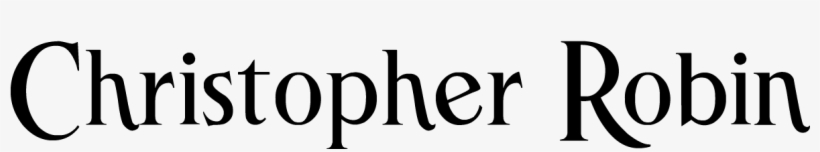 Christopher Robin Font, transparent png download