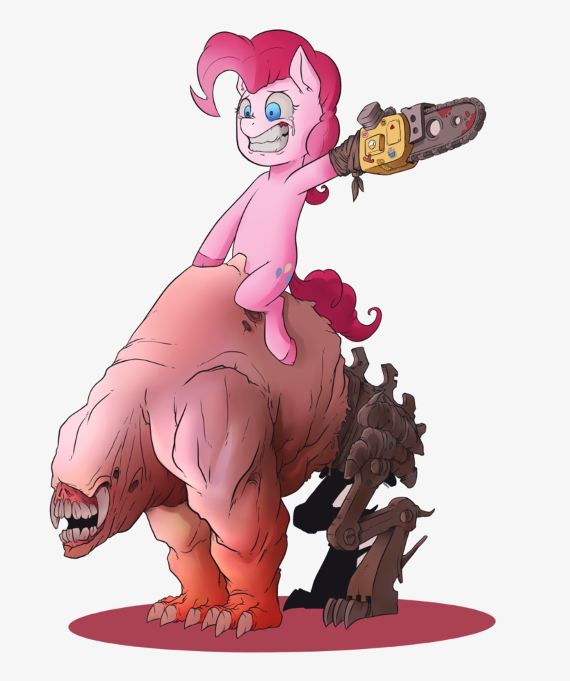 Raph13th, Chainsaw, Crossover, Doom, Doom 3, Earth - Doom And My Little Pony Crossover, transparent png download