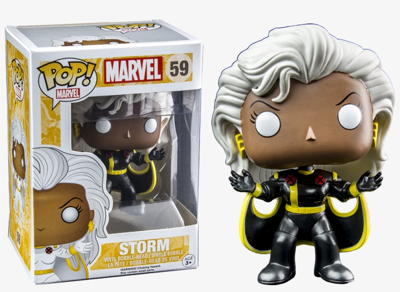 Marvel Black Storm Funko Pop - Storm X Men Pop, transparent png download