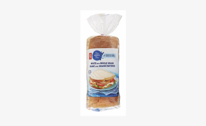 Pc Blue Menu White With Whole Grain Loaf - Whole Grain, transparent png download