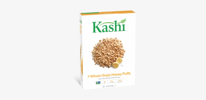 Kashi® 7 Whole Grain Honey Puffs Cereal - Kashi Honey Puffs, transparent png download