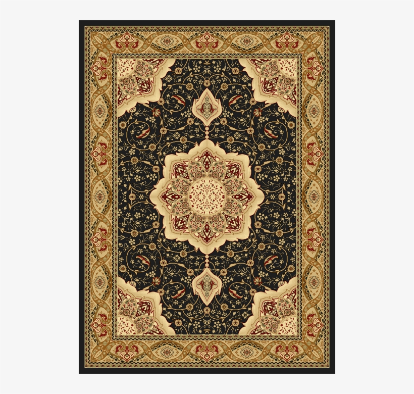 Vines Beige Border Red Accents Hallway Runner - Carpet, transparent png download