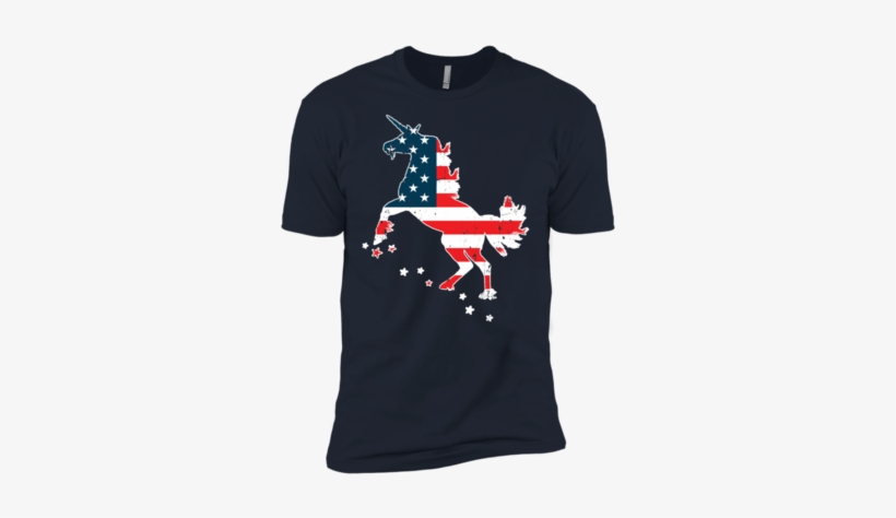 Unicorn Silhouette July Of 4th - Best T Shirt 2018, transparent png download